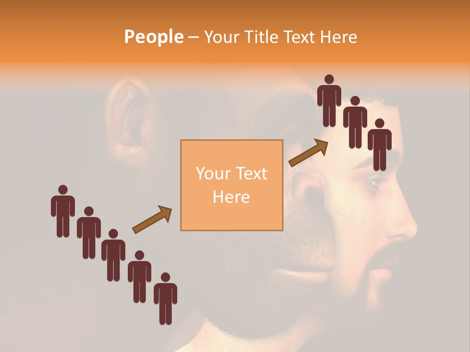 A Couple Of Men With Different Facial Expressions PowerPoint Template