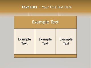 A Golden Padlock With A Man Standing On It PowerPoint Template