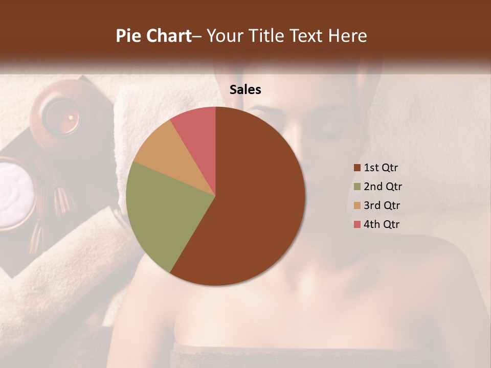 A Woman Getting A Massage At A Spa PowerPoint Template