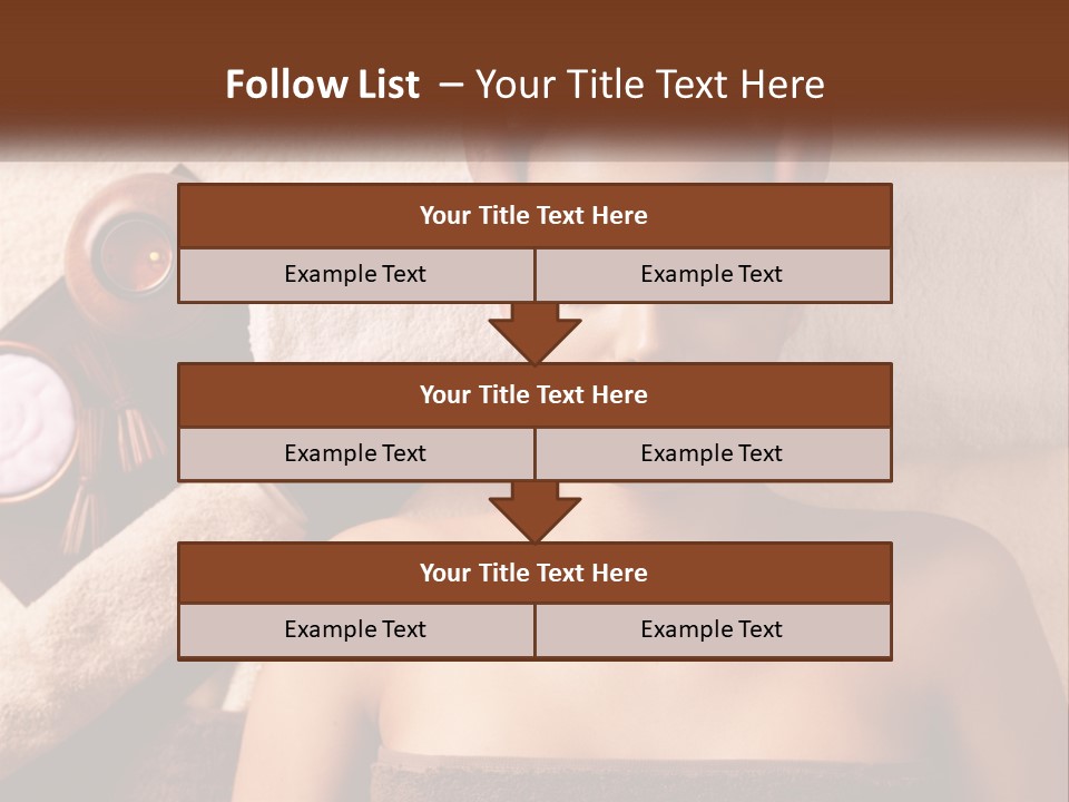 A Woman Getting A Massage At A Spa PowerPoint Template