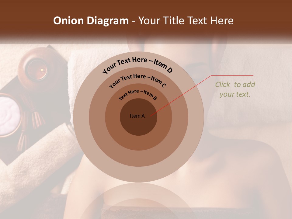 A Woman Getting A Massage At A Spa PowerPoint Template