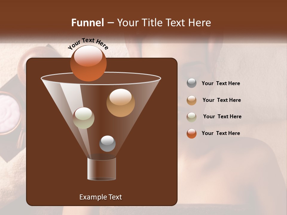 A Woman Getting A Massage At A Spa PowerPoint Template