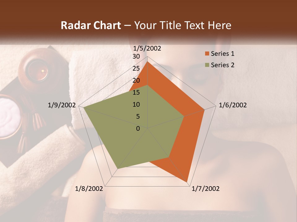 A Woman Getting A Massage At A Spa PowerPoint Template