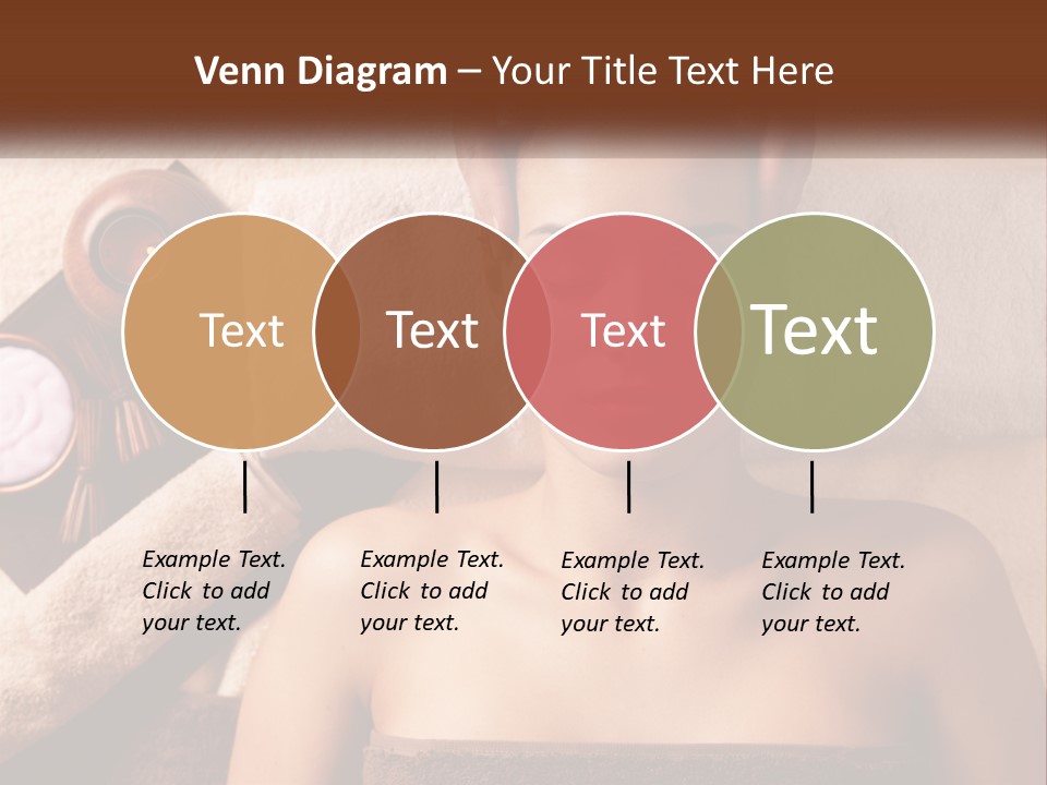 A Woman Getting A Massage At A Spa PowerPoint Template