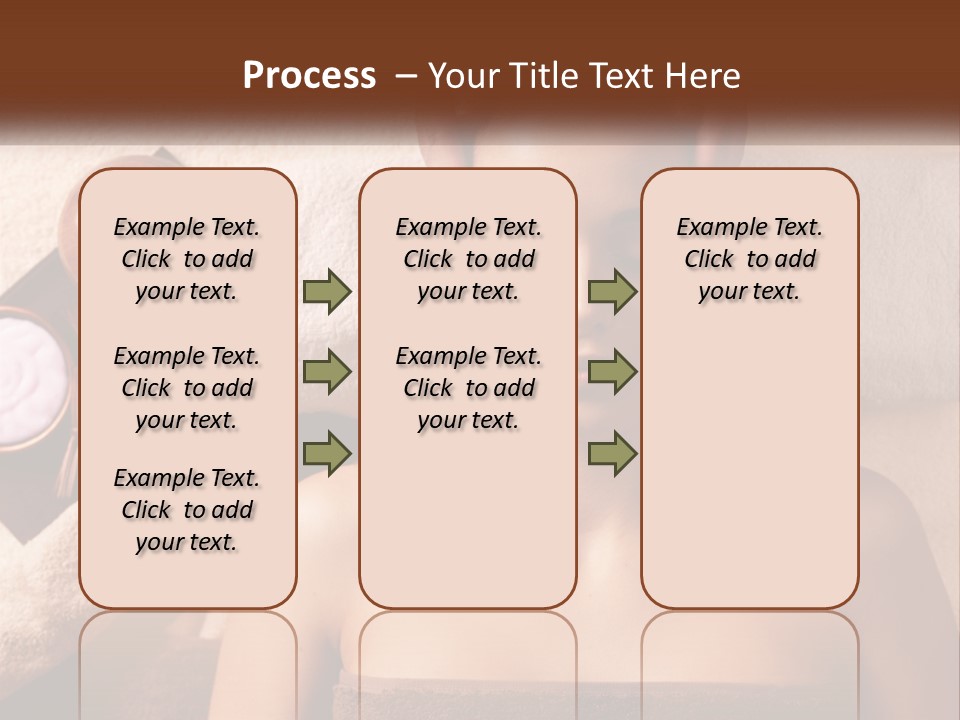 A Woman Getting A Massage At A Spa PowerPoint Template