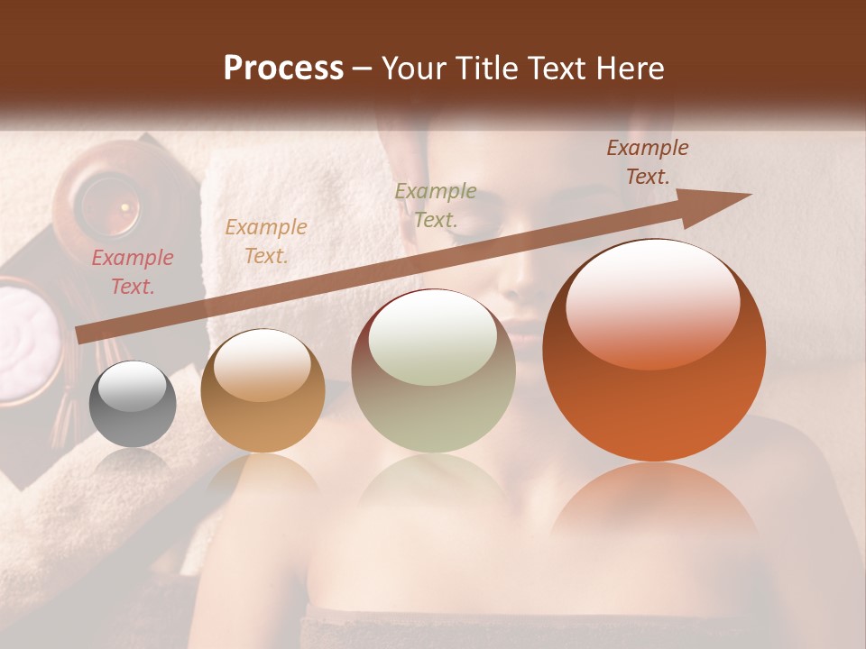 A Woman Getting A Massage At A Spa PowerPoint Template