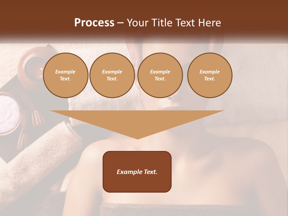 A Woman Getting A Massage At A Spa PowerPoint Template