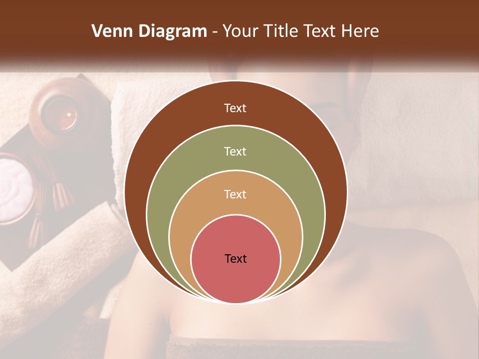 A Woman Getting A Massage At A Spa PowerPoint Template