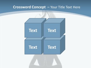 A Woman Sitting In A Yoga Position With A Flame On Her Head PowerPoint Template