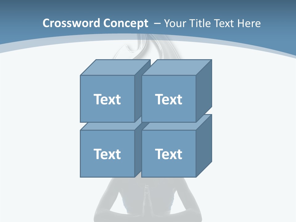 A Woman Sitting In A Yoga Position With A Flame On Her Head PowerPoint Template