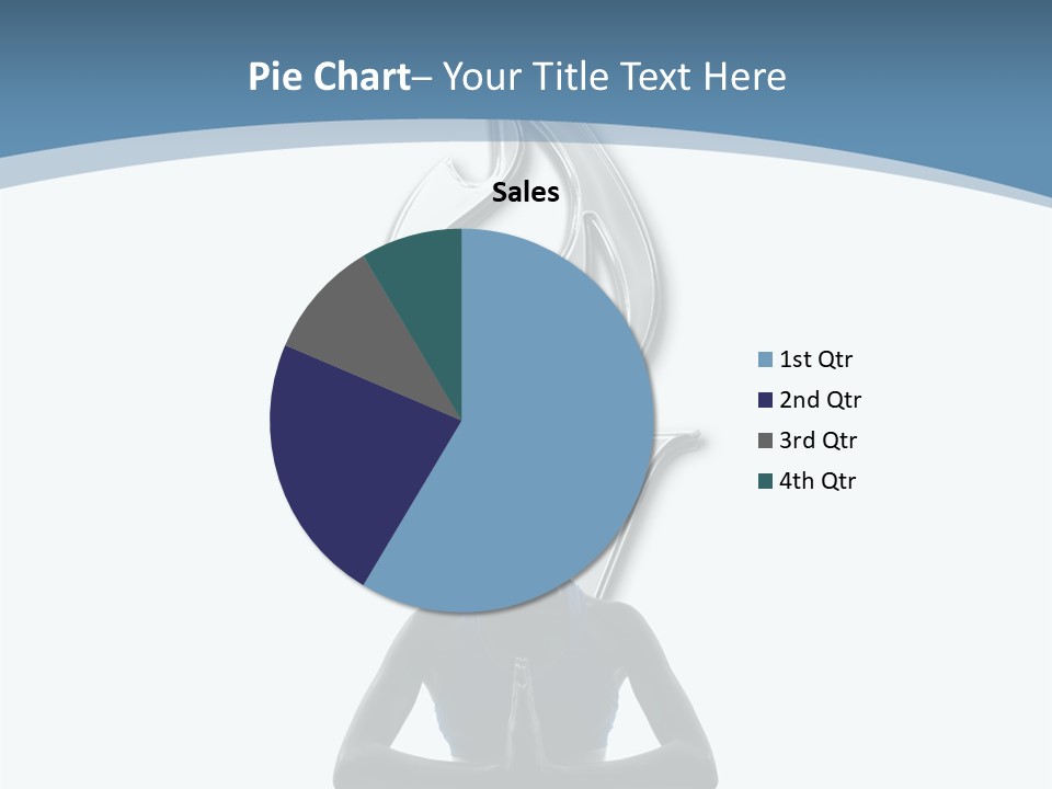 A Woman Sitting In A Yoga Position With A Flame On Her Head PowerPoint Template