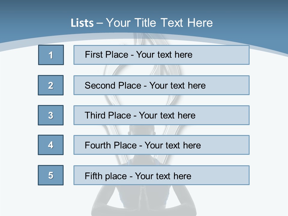 A Woman Sitting In A Yoga Position With A Flame On Her Head PowerPoint Template