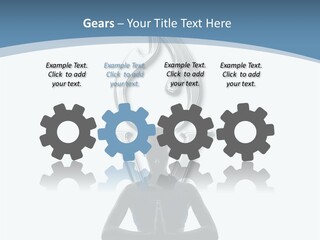 A Woman Sitting In A Yoga Position With A Flame On Her Head PowerPoint Template