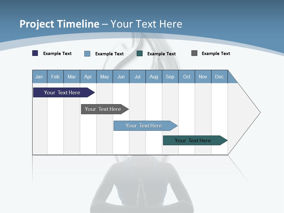 A Woman Sitting In A Yoga Position With A Flame On Her Head PowerPoint Template