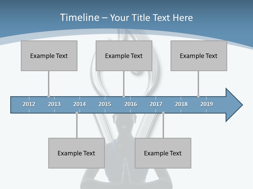 A Woman Sitting In A Yoga Position With A Flame On Her Head PowerPoint Template