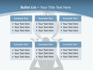 A Woman Sitting In A Yoga Position With A Flame On Her Head PowerPoint Template