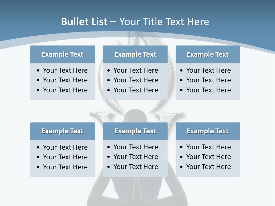 A Woman Sitting In A Yoga Position With A Flame On Her Head PowerPoint Template