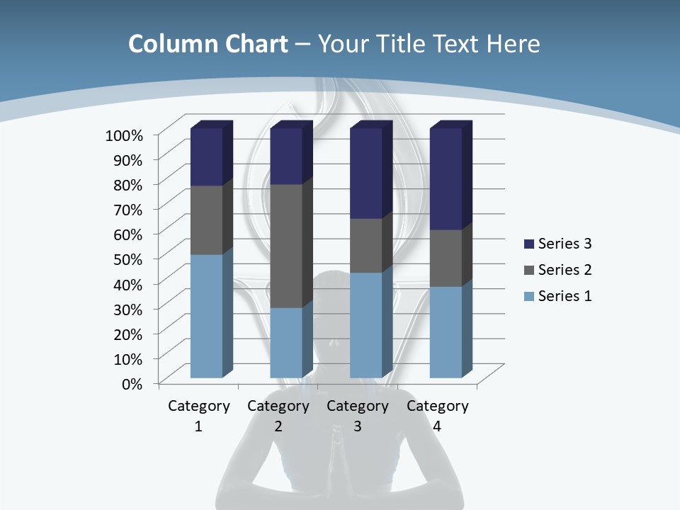 A Woman Sitting In A Yoga Position With A Flame On Her Head PowerPoint Template