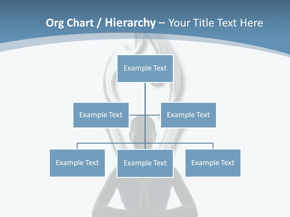 A Woman Sitting In A Yoga Position With A Flame On Her Head PowerPoint Template