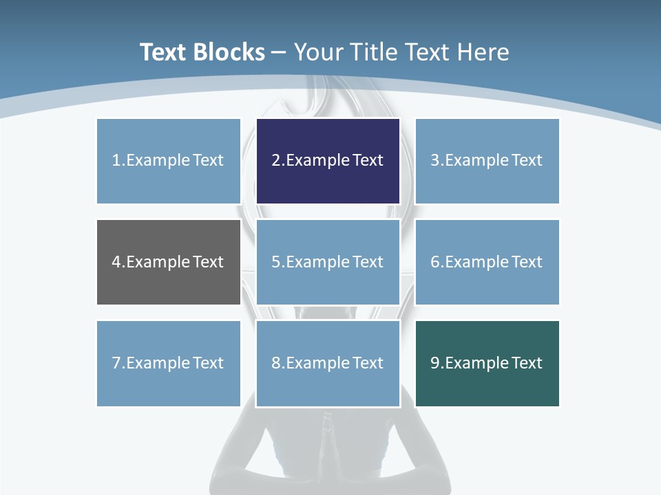 A Woman Sitting In A Yoga Position With A Flame On Her Head PowerPoint Template