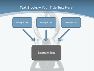 A Woman Sitting In A Yoga Position With A Flame On Her Head PowerPoint Template