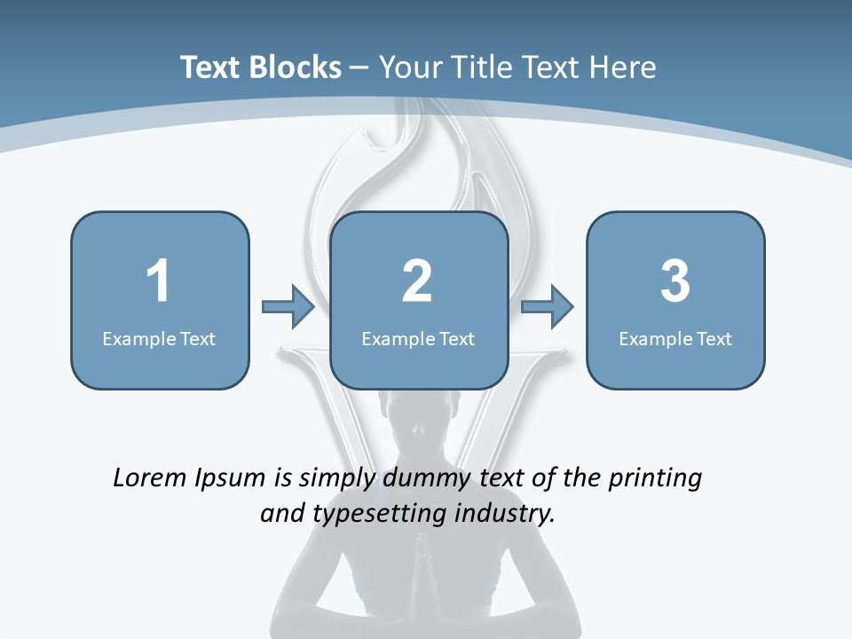 A Woman Sitting In A Yoga Position With A Flame On Her Head PowerPoint Template