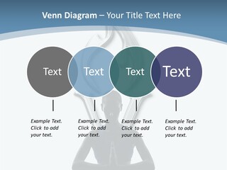 A Woman Sitting In A Yoga Position With A Flame On Her Head PowerPoint Template