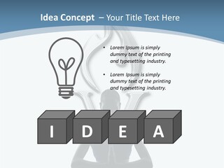 A Woman Sitting In A Yoga Position With A Flame On Her Head PowerPoint Template