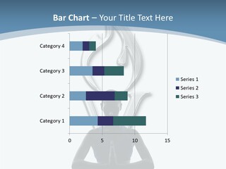 A Woman Sitting In A Yoga Position With A Flame On Her Head PowerPoint Template