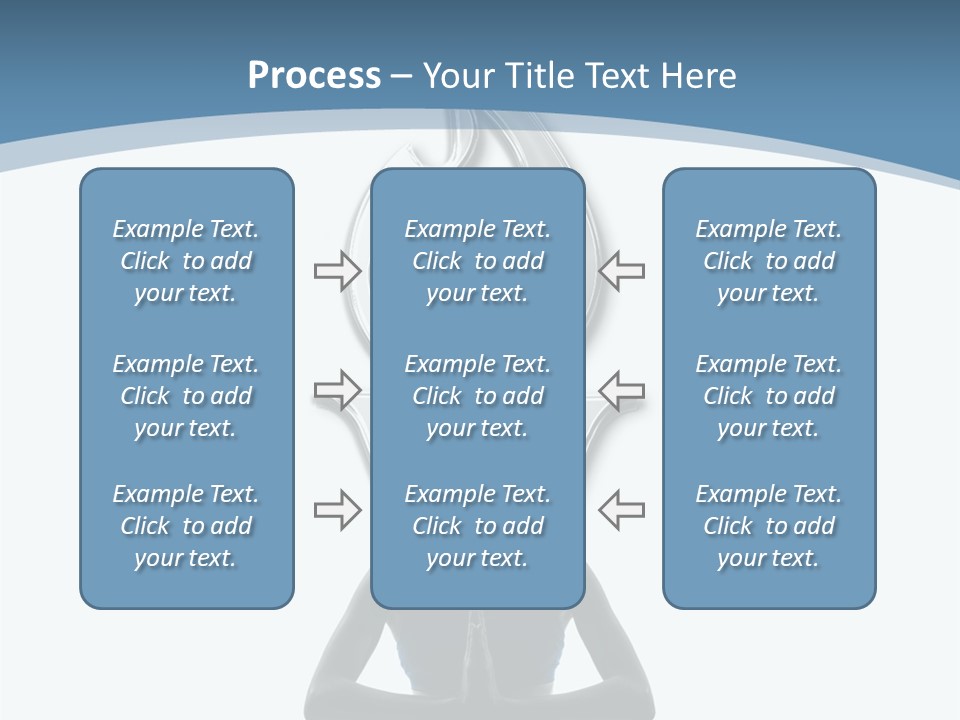 A Woman Sitting In A Yoga Position With A Flame On Her Head PowerPoint Template