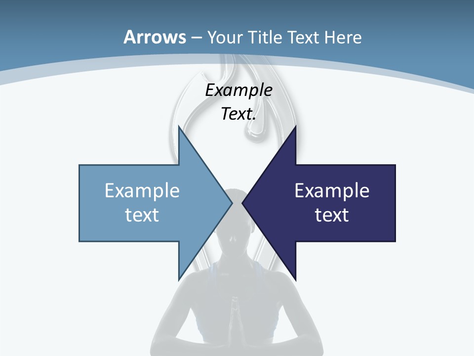 A Woman Sitting In A Yoga Position With A Flame On Her Head PowerPoint Template