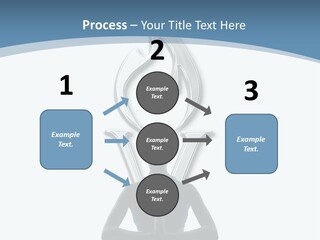 A Woman Sitting In A Yoga Position With A Flame On Her Head PowerPoint Template