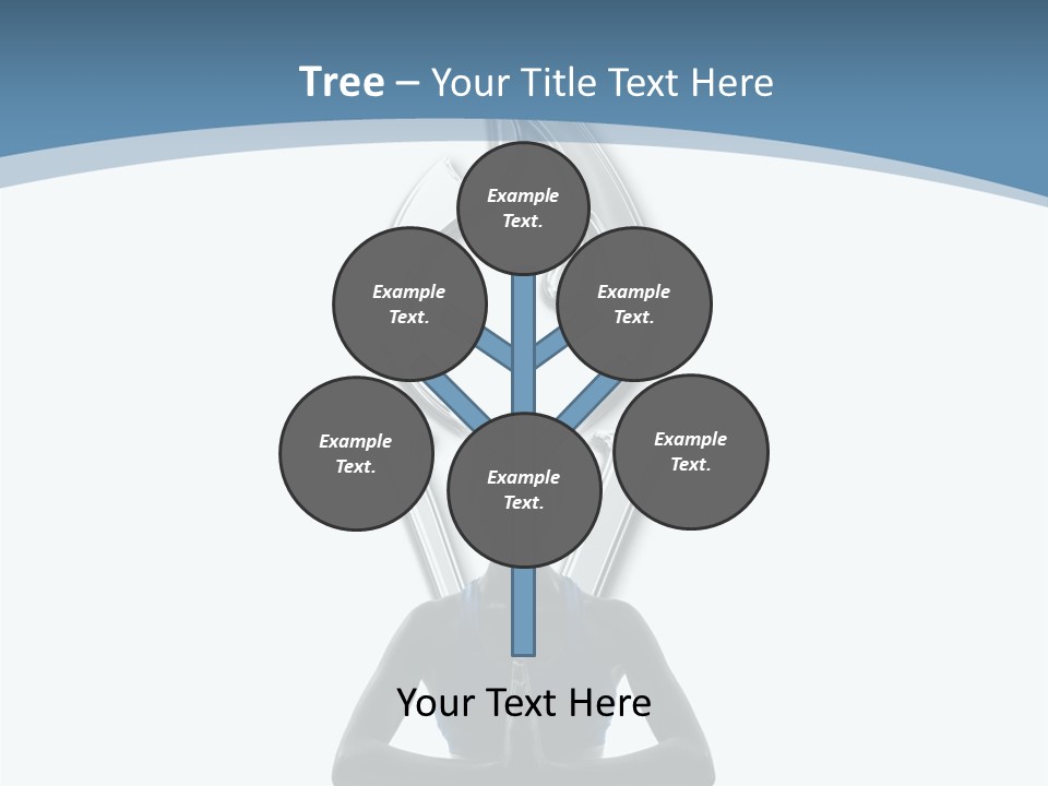 A Woman Sitting In A Yoga Position With A Flame On Her Head PowerPoint Template