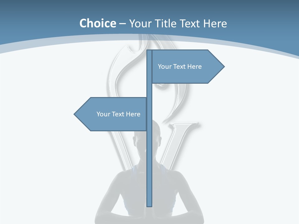 A Woman Sitting In A Yoga Position With A Flame On Her Head PowerPoint Template