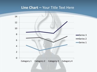 A Woman Sitting In A Yoga Position With A Flame On Her Head PowerPoint Template