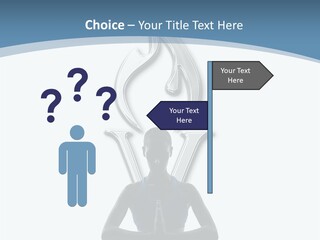 A Woman Sitting In A Yoga Position With A Flame On Her Head PowerPoint Template