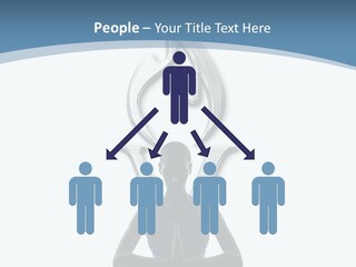 A Woman Sitting In A Yoga Position With A Flame On Her Head PowerPoint Template