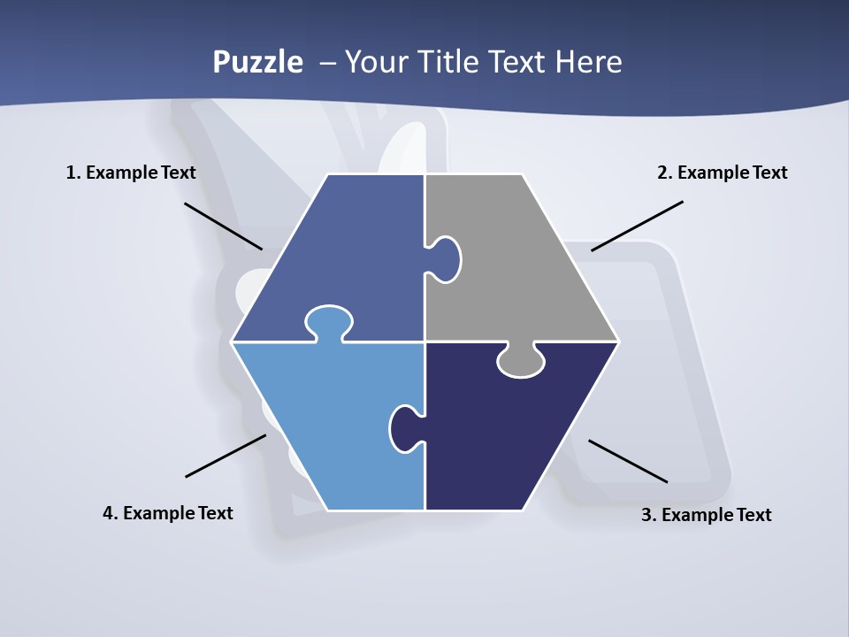 A Thumbs Up Powerpoint Presentation With A Blue Background PowerPoint Template