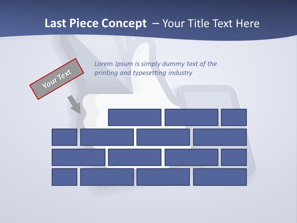 A Thumbs Up Powerpoint Presentation With A Blue Background PowerPoint Template