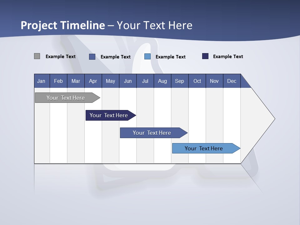 A Thumbs Up Powerpoint Presentation With A Blue Background PowerPoint Template