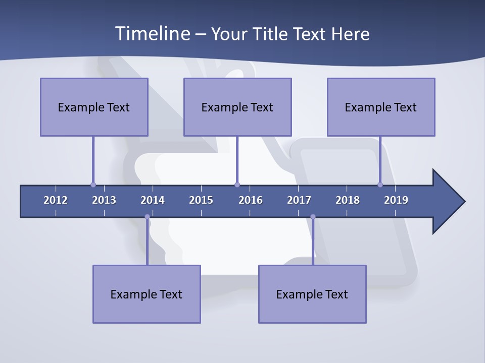 A Thumbs Up Powerpoint Presentation With A Blue Background PowerPoint Template