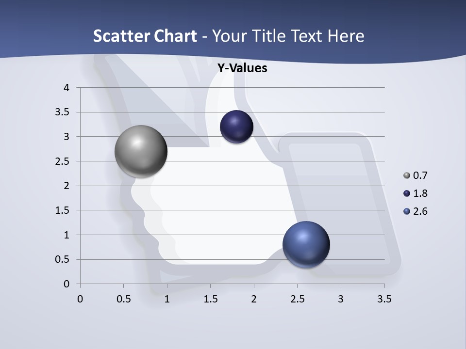A Thumbs Up Powerpoint Presentation With A Blue Background PowerPoint Template