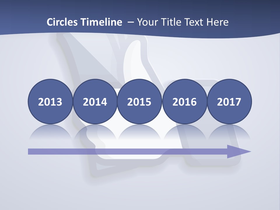 A Thumbs Up Powerpoint Presentation With A Blue Background PowerPoint Template