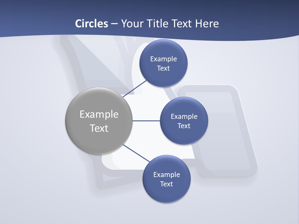 A Thumbs Up Powerpoint Presentation With A Blue Background PowerPoint Template
