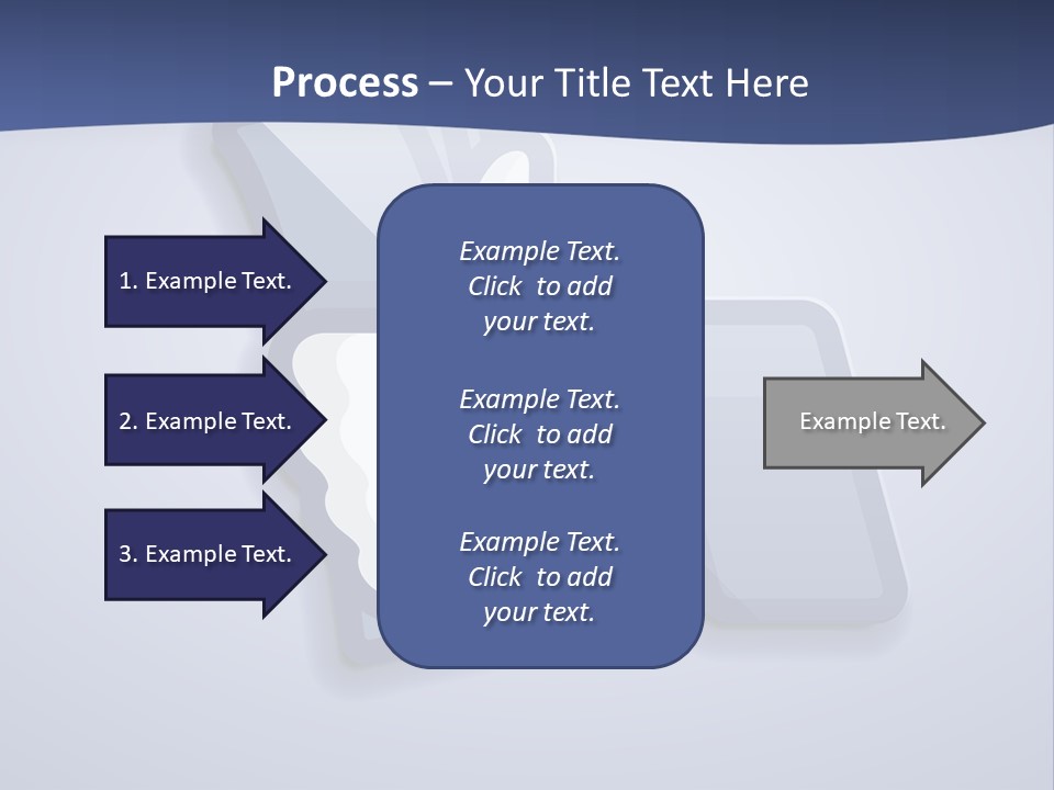 A Thumbs Up Powerpoint Presentation With A Blue Background PowerPoint Template