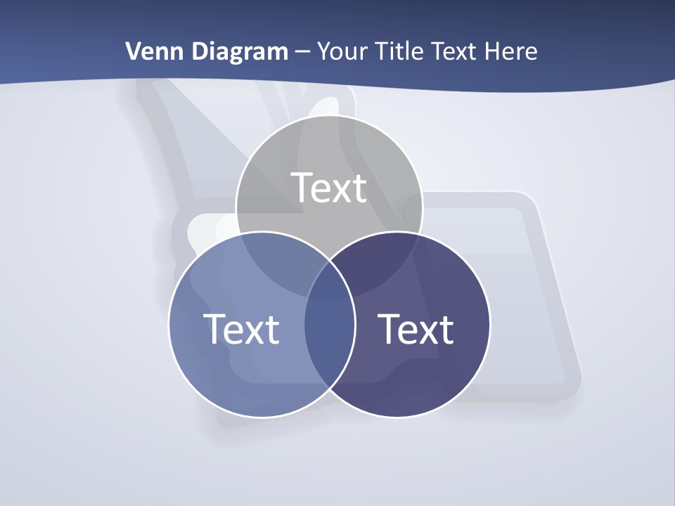 A Thumbs Up Powerpoint Presentation With A Blue Background PowerPoint Template