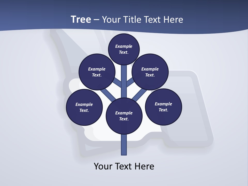 A Thumbs Up Powerpoint Presentation With A Blue Background PowerPoint Template