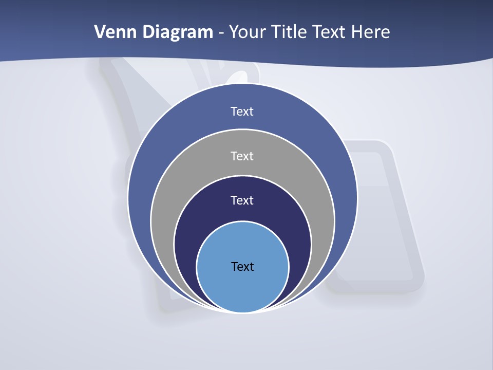 A Thumbs Up Powerpoint Presentation With A Blue Background PowerPoint Template