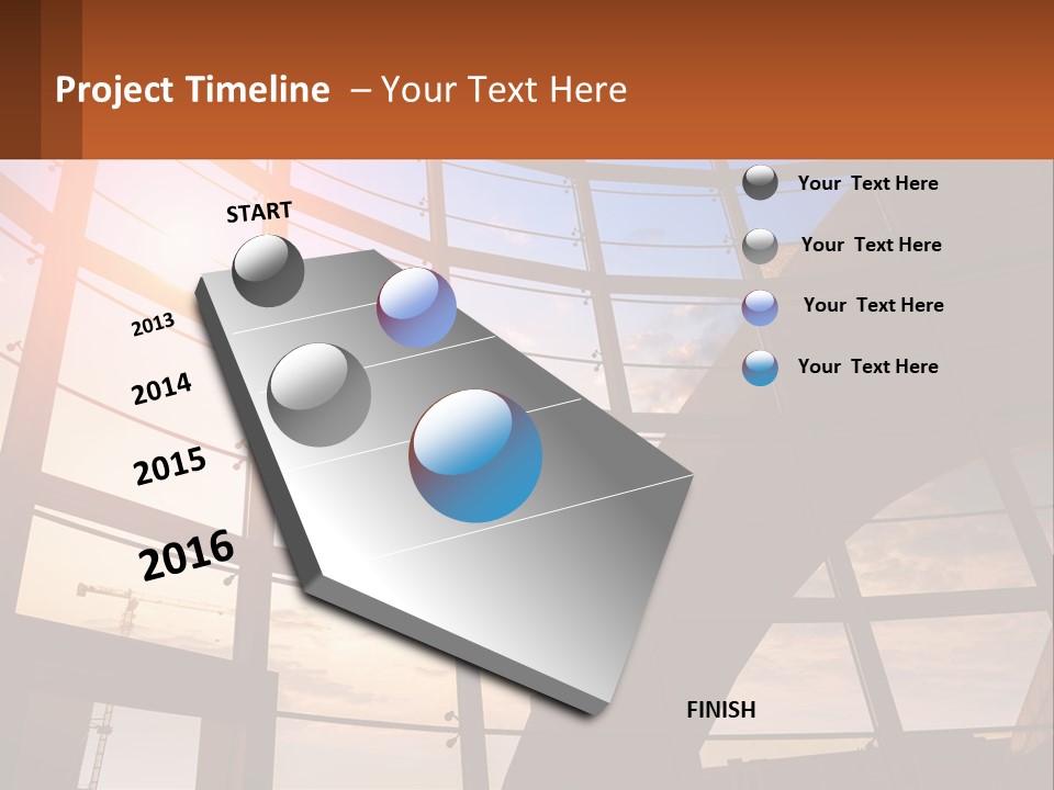The Sun Is Shining Through The Windows Of A Building PowerPoint Template
