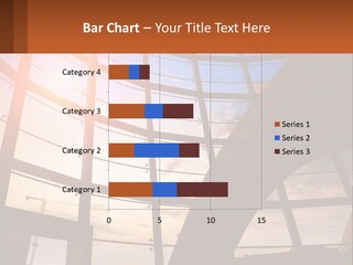The Sun Is Shining Through The Windows Of A Building PowerPoint Template